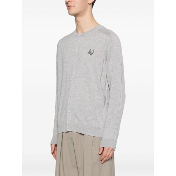 Maison Kitsuné Men's Fox Head Patch Cardigan